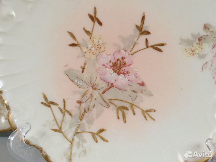 Старинные фарфоровые тарелки. Limoges, France