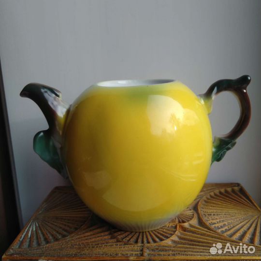 СССР чайник-яблоко Сумский фарфор Хайта Сахарница