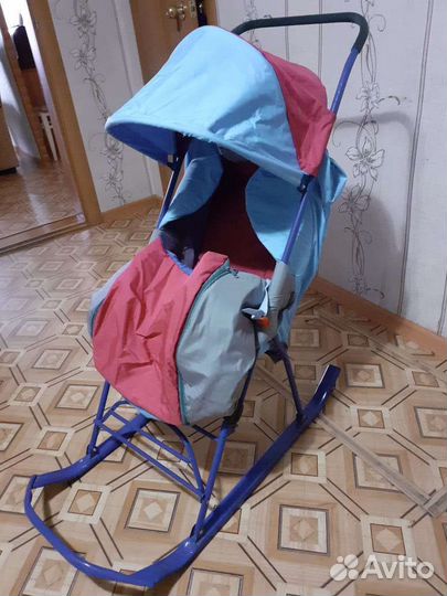 Детские санки коляска бу