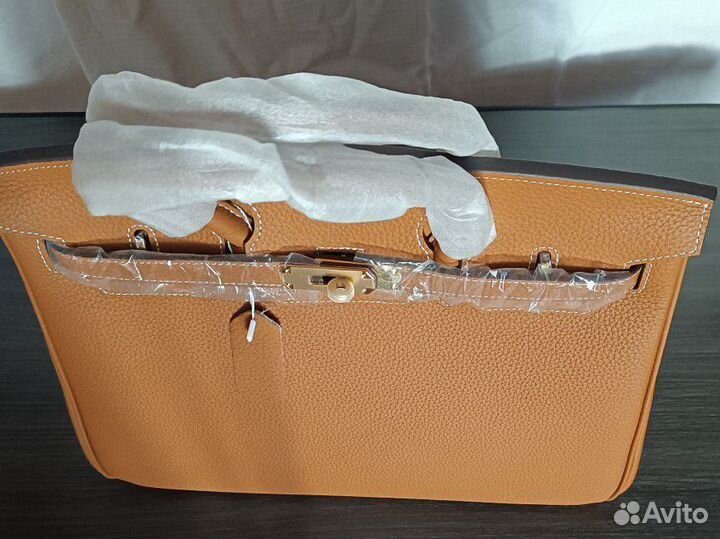 Сумка hermes birkin 35 натуральная кожа