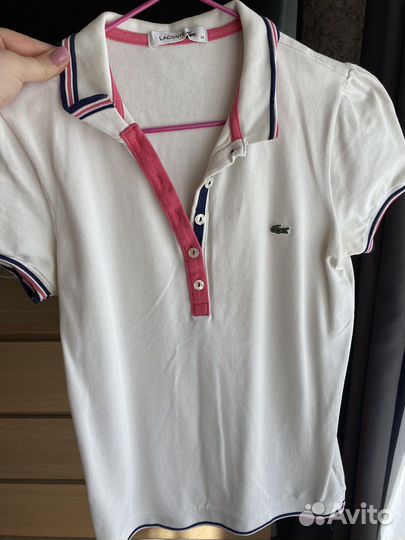Lacoste polo женское
