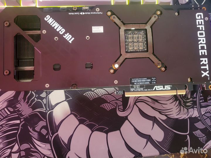 Видеокарта asus RTX 3080 TUF Gaming 10gb