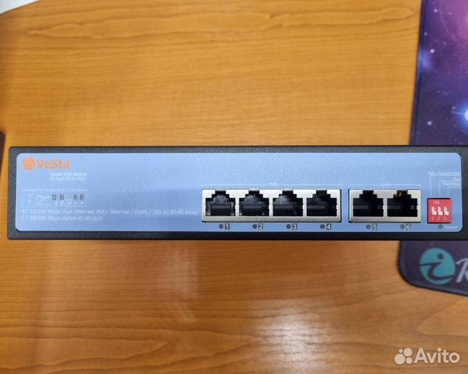 PoE коммутатор 4-8 poe+2uplink