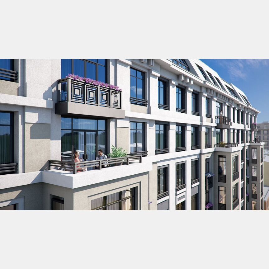 2-к. квартира, 75,6 м², 4/9 эт.