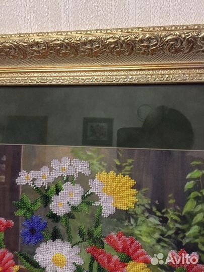 Большая Картина вышитая бисером
