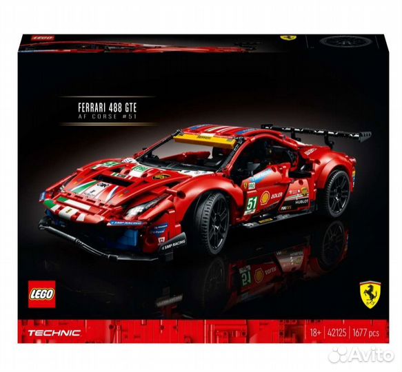 Lego Technic 42125 Ferrari 488 GTE 