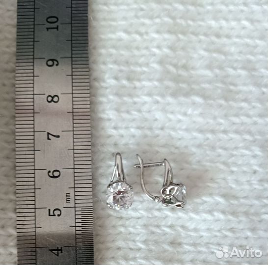 Серебряные серьги