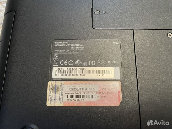 Ноутбук Samsung NP350V5C