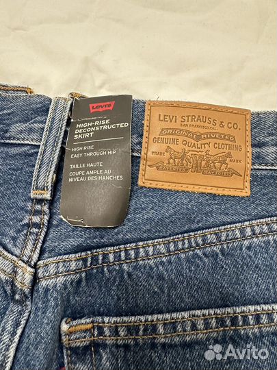 Джинсовая юбка levis оригинал