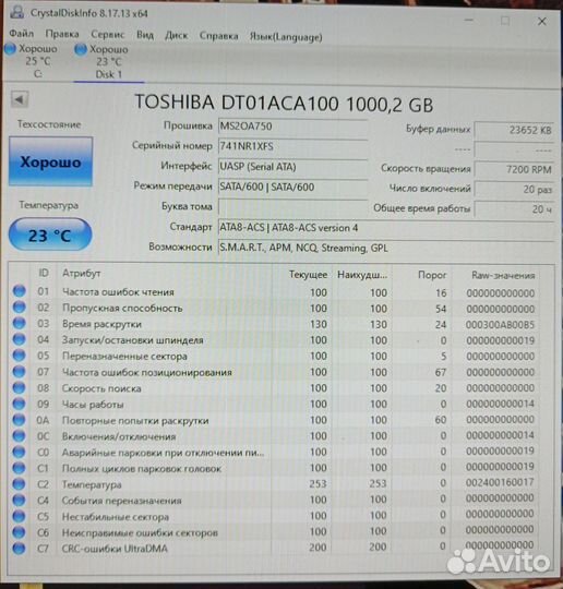 Жесткий диск на 1 терабайт