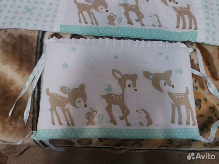 Бортики в детскую кроватку