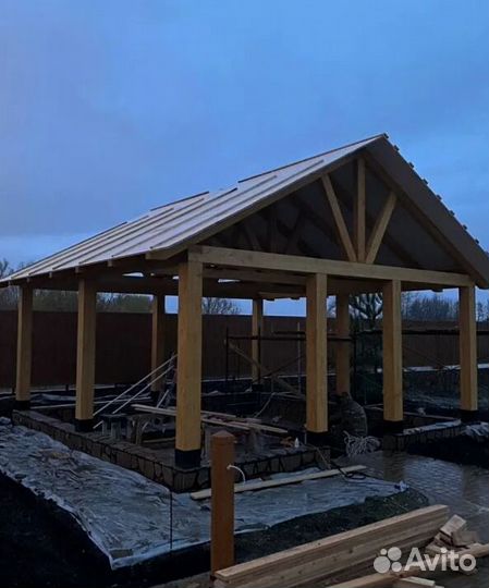 Беседка из дерева