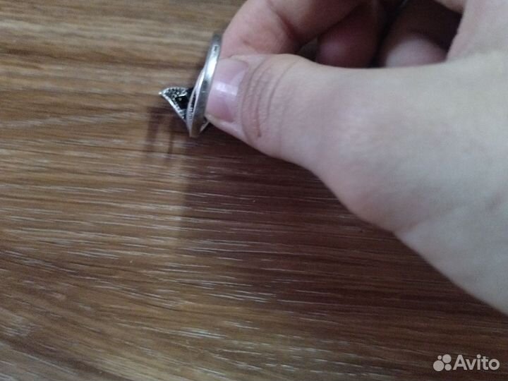 Кольцо серебряное