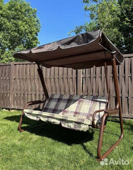 Качели садовые 3 местные