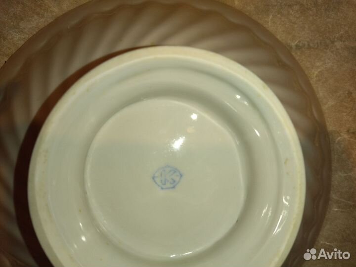 Ваза для фруктов керамическая Коростень СССР