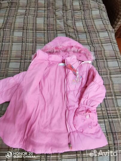 Куртка утепленная для девочки