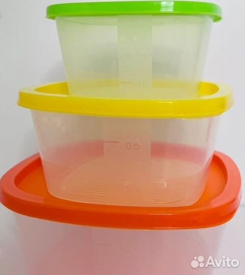 Контейнеры пластиковые для пищи