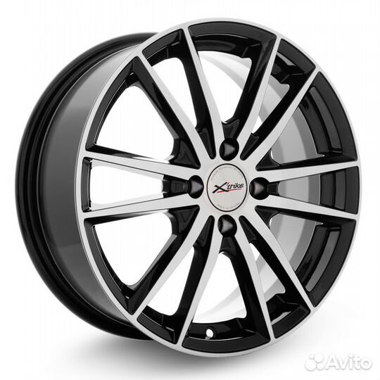 R16 4x100 6,5J ET45 67,1 X'trike X-129 BK/FP