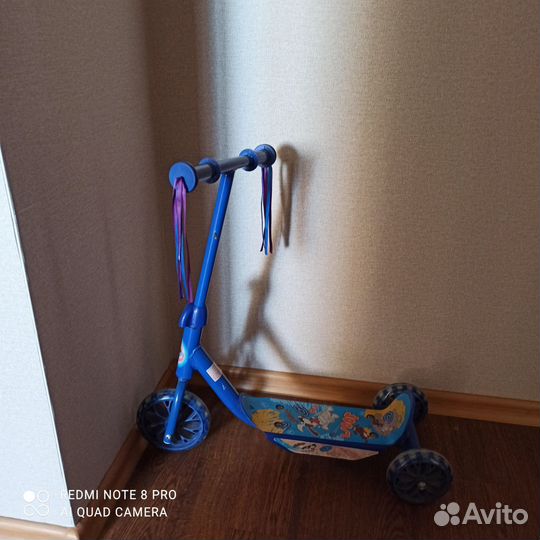 Самокат детский трехколесный бу