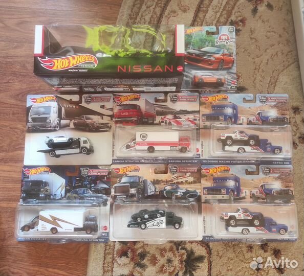 Hot Wheels Team Transport + Диорамы + Premium