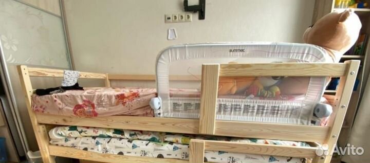 Выкатная кровать софа без покраски 170/160х80