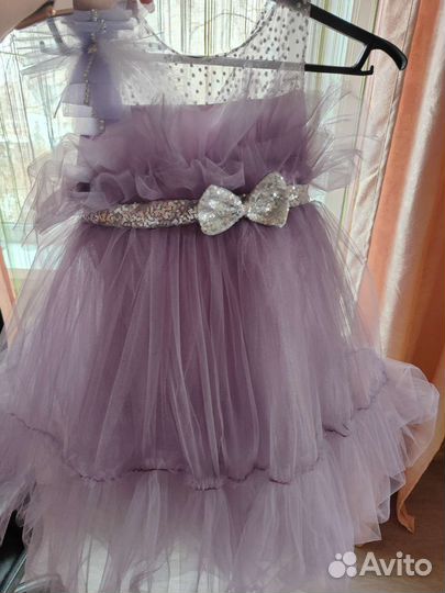 Платье для девочки 116 пышное. На выпускной