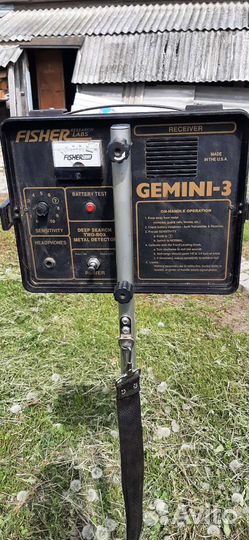 Металлоискатель Fisher gemini 3