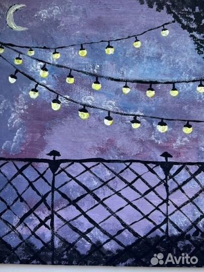 Картина маслом и акрилом