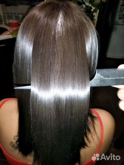 Кератиновое выпрямление, ботокс волос