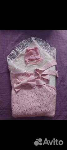 Конверт на выписку летний для девочки