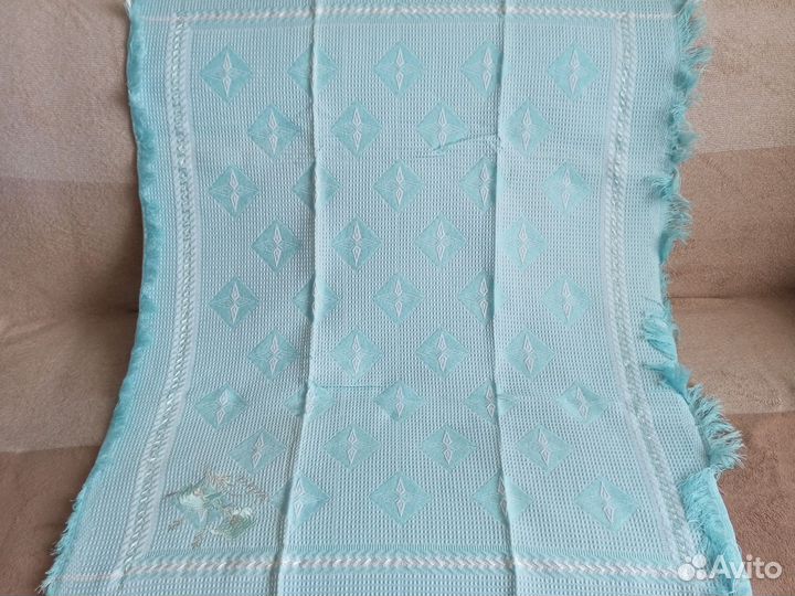 Плед детский вязаный