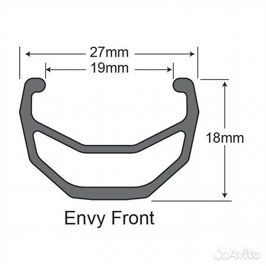 Обод SunRingle Envy Front 20