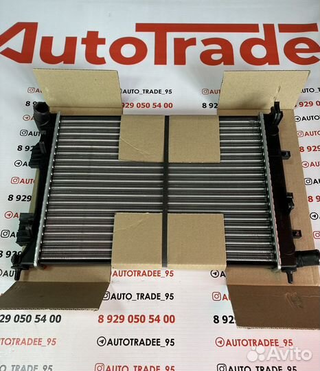 Радиатор охлаждения на hyundai solaris 1, kia rio