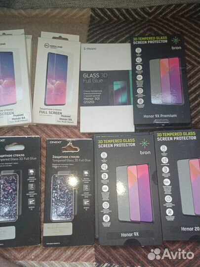 Защитное стекло. Стекло на телефон.Стекло на Honor