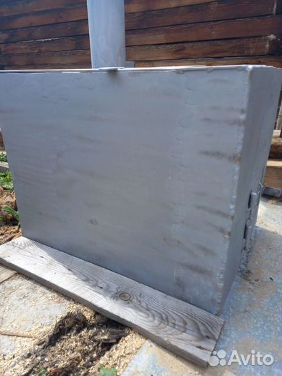 Печь для бани с баком