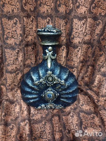 Бутылка декоративная стеклянная в подарок