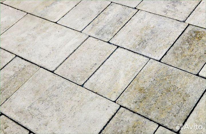 Тротуарная плитка старый город Базальт