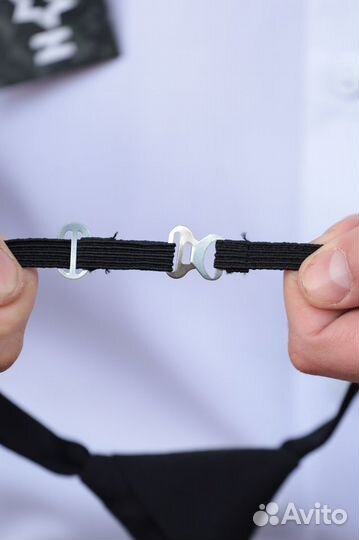 Галстук тёмно-синий