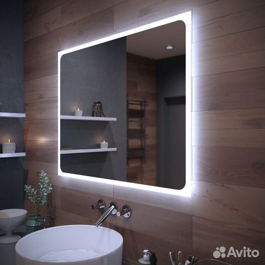 Зеркало с подсветкой на стену