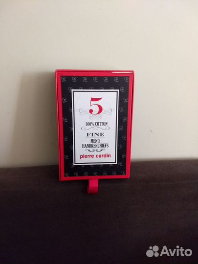 Набор из 5 мужских носовых платков Pierre Cardin