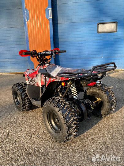 Квадроцикл raptor NEW 125 В красном цвете
