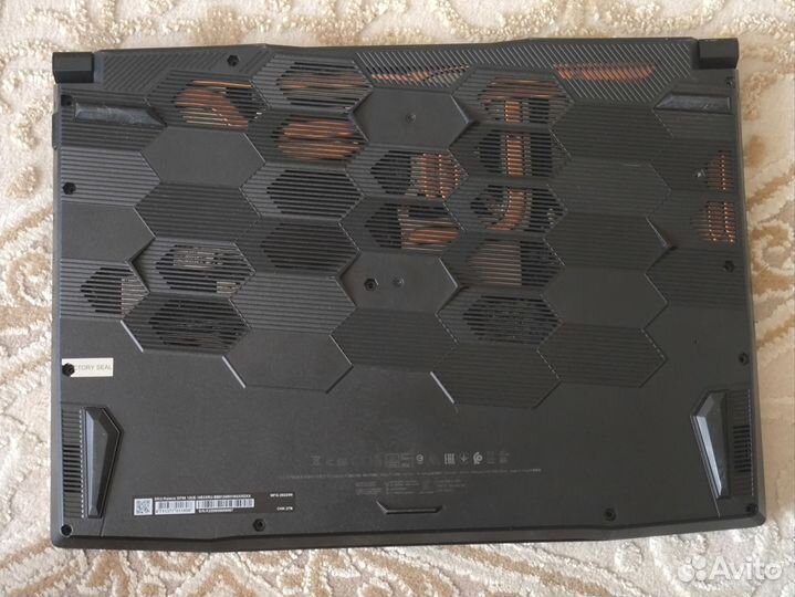 Ноутбук MSI katana GF66 GTX 3060+I5