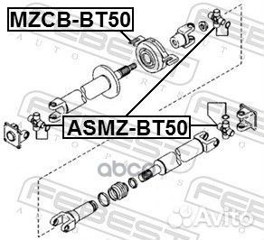 Крестовина карданного вала 27x95 mazda BT-50 UN