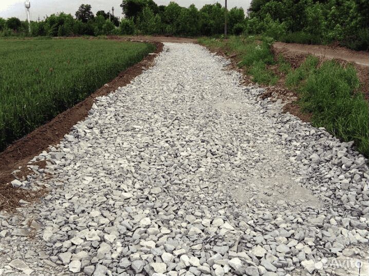 Щебень вторичный в наличии
