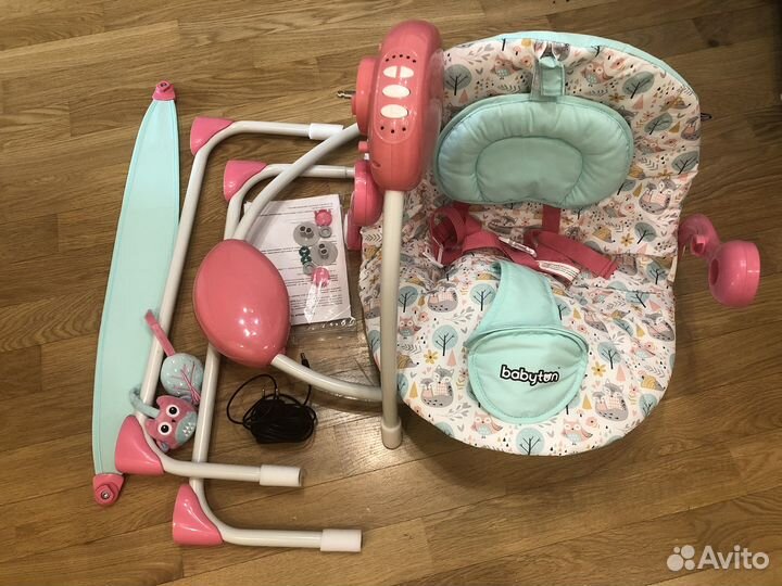 Электрокачели для новорожденных Babyton