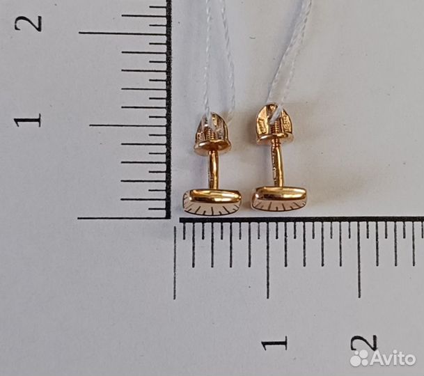 Золотые серьги (10040)