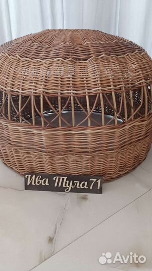 Абажур плетёный из ивы