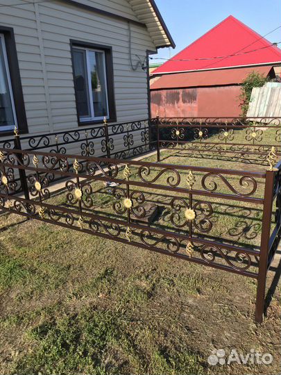 Оградки ритуальные, столы,лавочки,ворота и тд