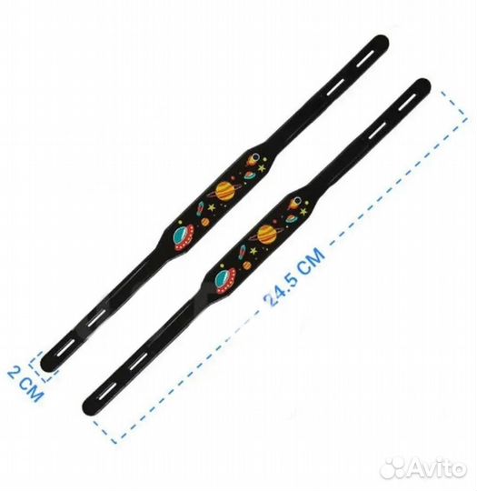 Штрипки силиконовые детские