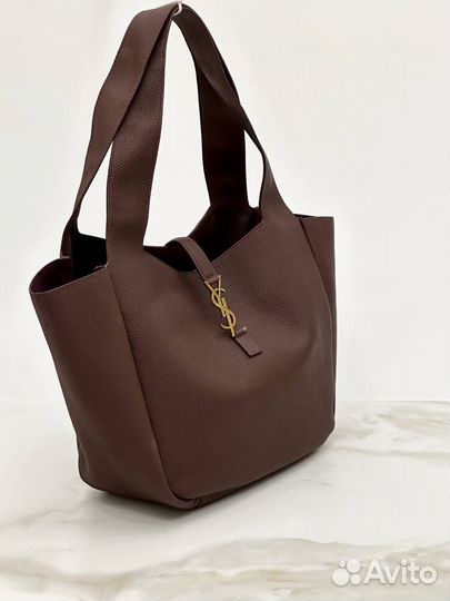 Yves Saint laurent сумка бордово - коричневый о